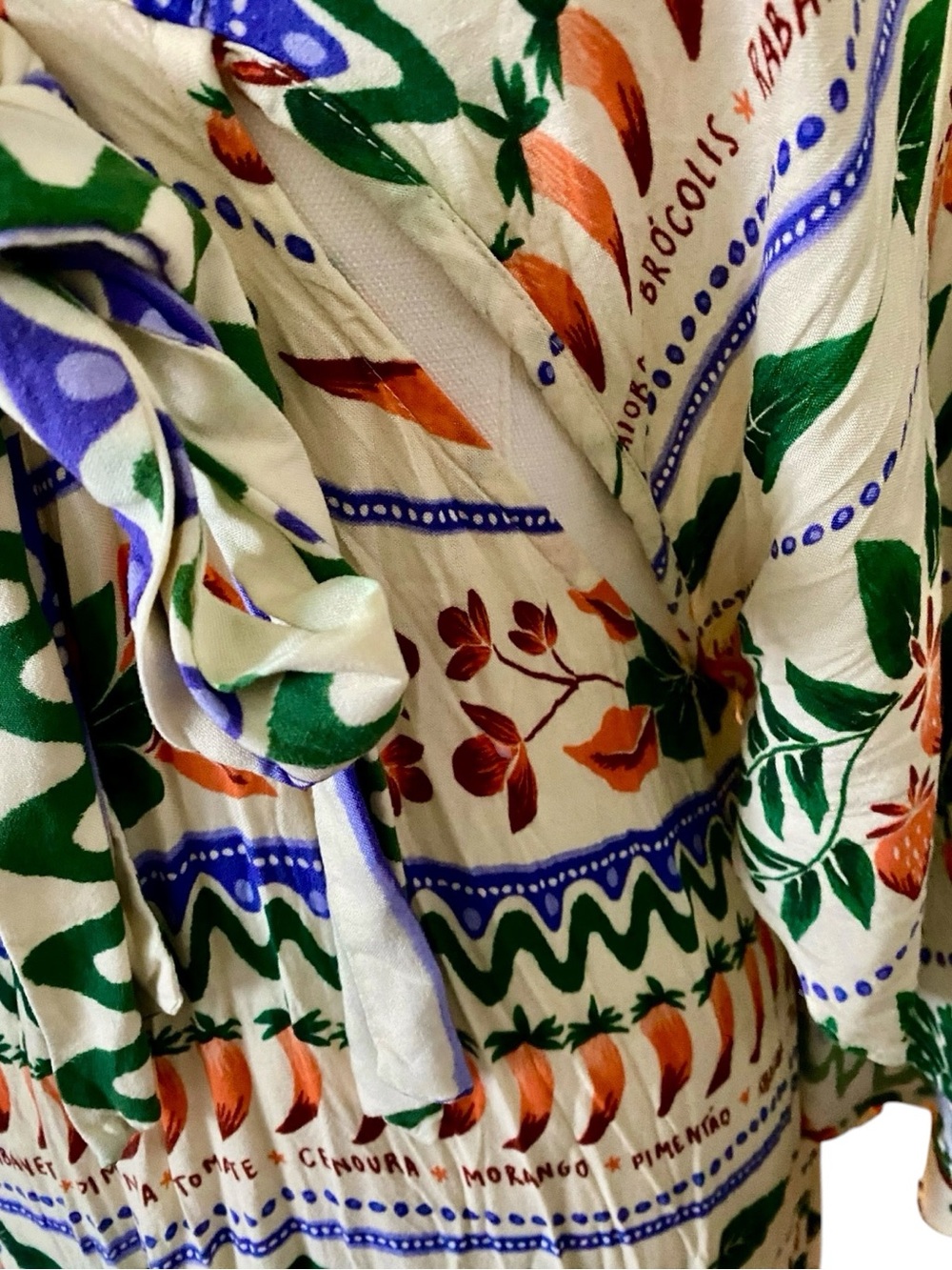 FARM Rio V-Neckline Kaftan Maxi Cutouts Dress Size Small - Picture 10 of 14
